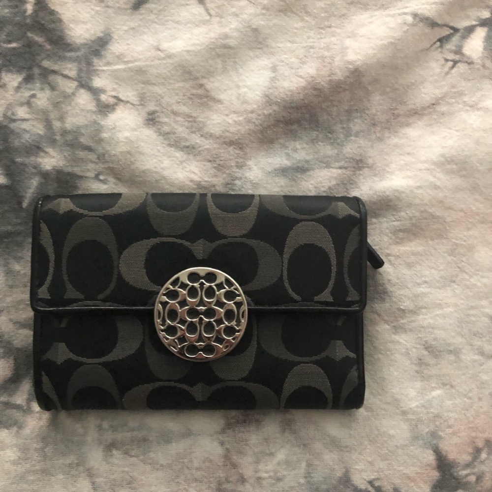 Black Coach wallet